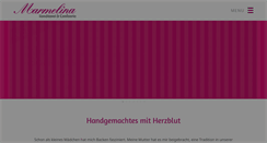 Desktop Screenshot of marmelina.de