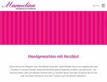 Tablet Screenshot of marmelina.de